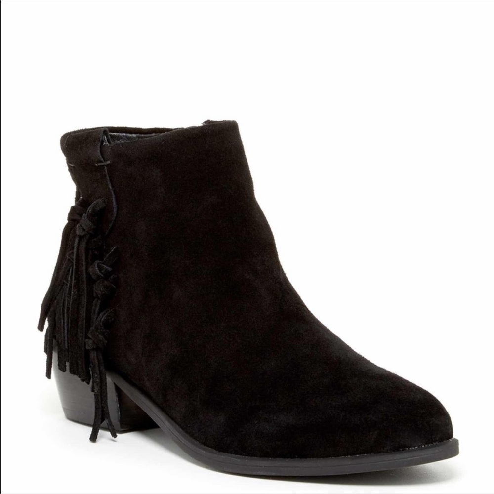Steve Madden Ridzi Frindged Heeled Ankle Boot